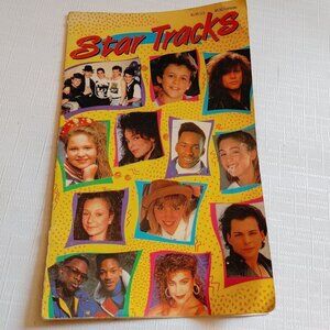 1990 Star Tracks Book featuring celebrities